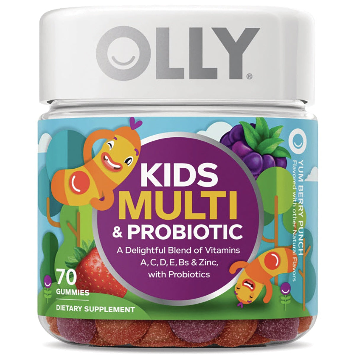 Kids Multi & Probiotic Gummies - Yum Berry Punch