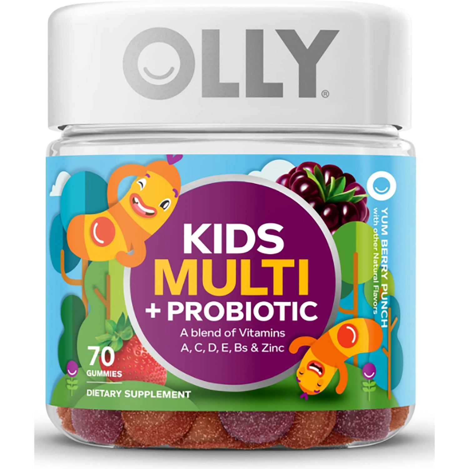 Kids Multi & Probiotic Gummies - Yum Berry Punch