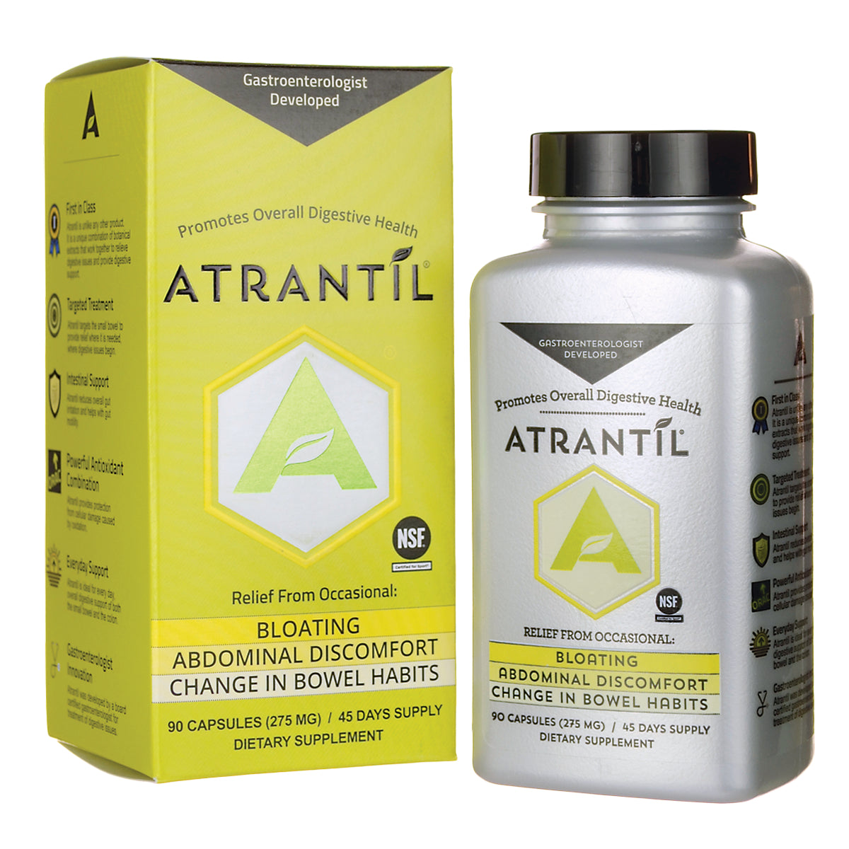 Atrantil Proprietary Blend Digestive Support 550 mg Capsules