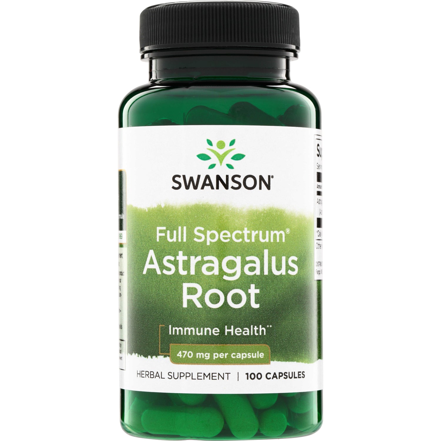 Swanson Vitamins Astragalus Root Herbal Supplement 470 mg