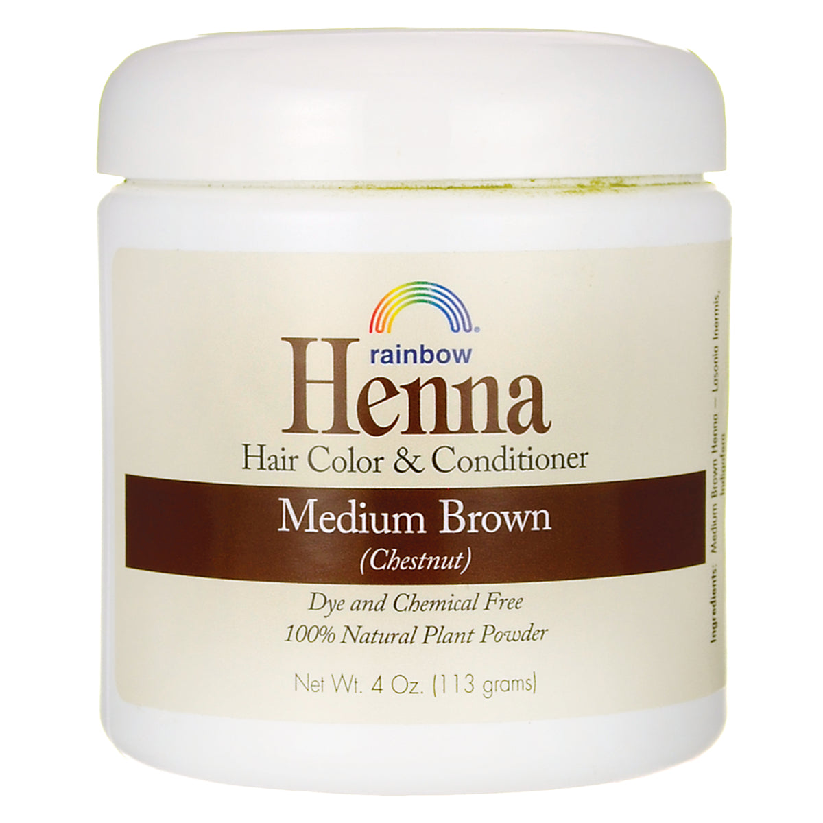 Henna Hair Color and Conditioner - Medium Brown (Chestnut