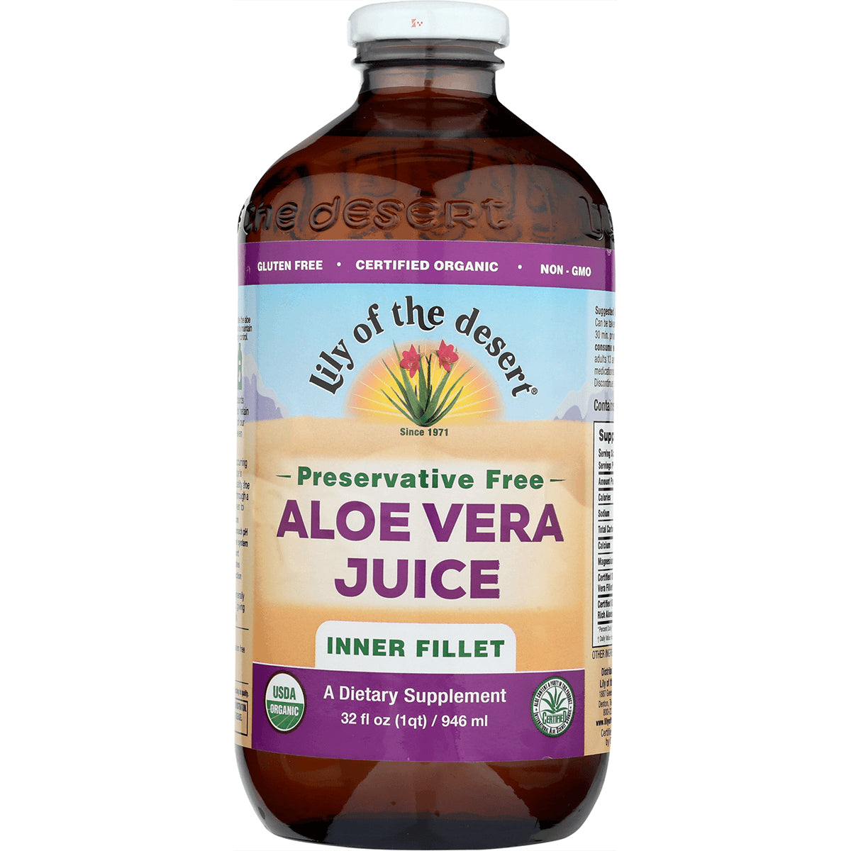 Preservative Free Aloe Vera Juice - Inner Fillet
