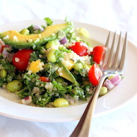 vegetarian salad with complete proteins