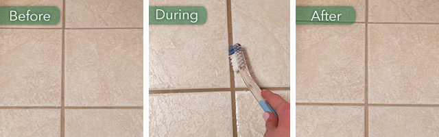 lemons to clean grout