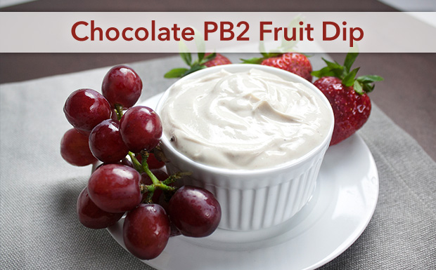 Chocolate PB2 Fruit Dip