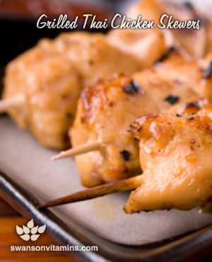 Grilled Thai Chicken Skewers