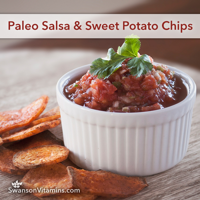 Paleo Salsa & Sweet Potato Chips