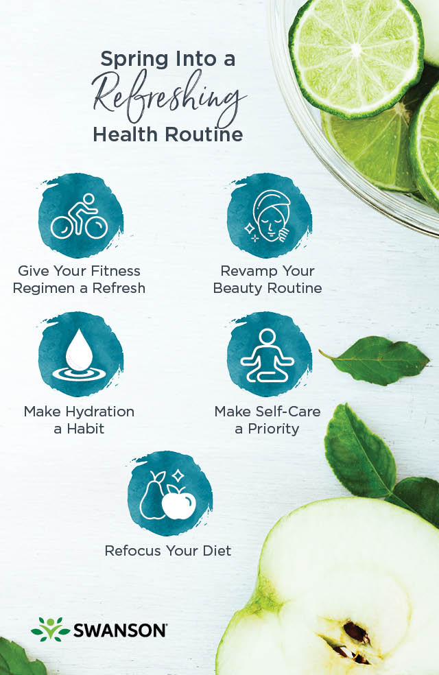 new healthy habits for springtime routines