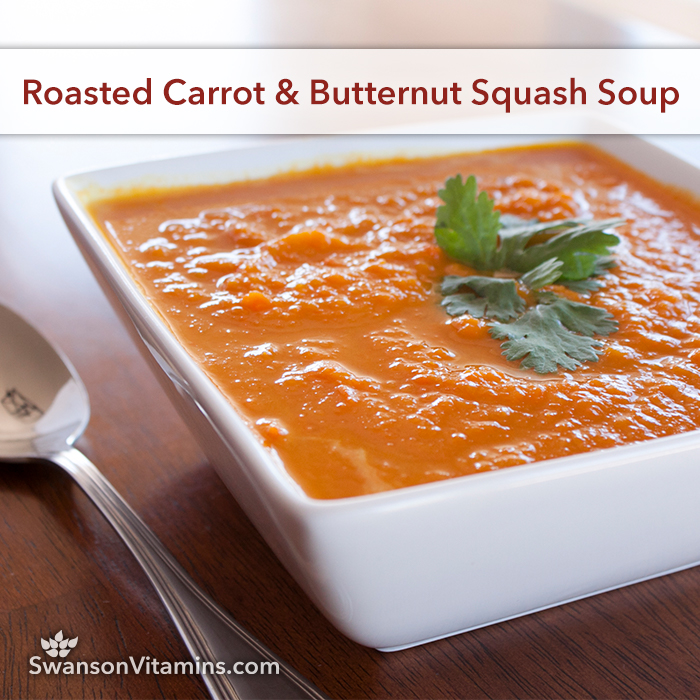 Roasted Carrot & Butternut Squash Soup