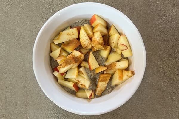 High Protein Apple Pie Chia Pudding