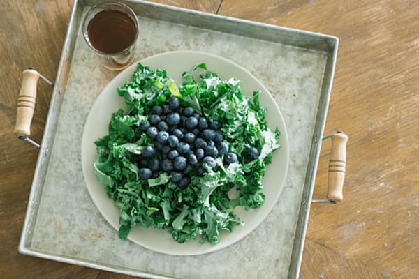 Superfood Kale & Blueberry Salad