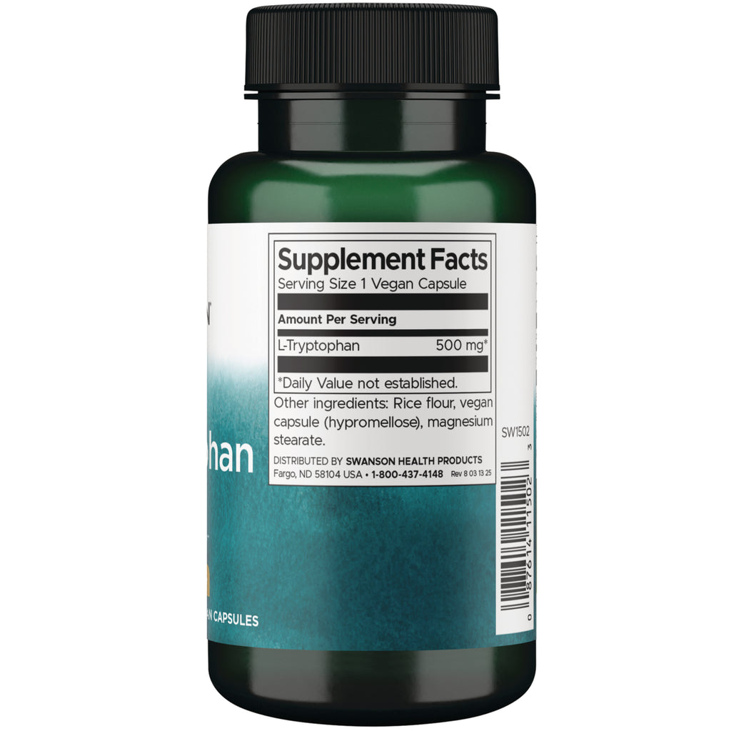 SW1502 | Supplement Facts panel: Serving Size 1 Capsule - Thumbnail