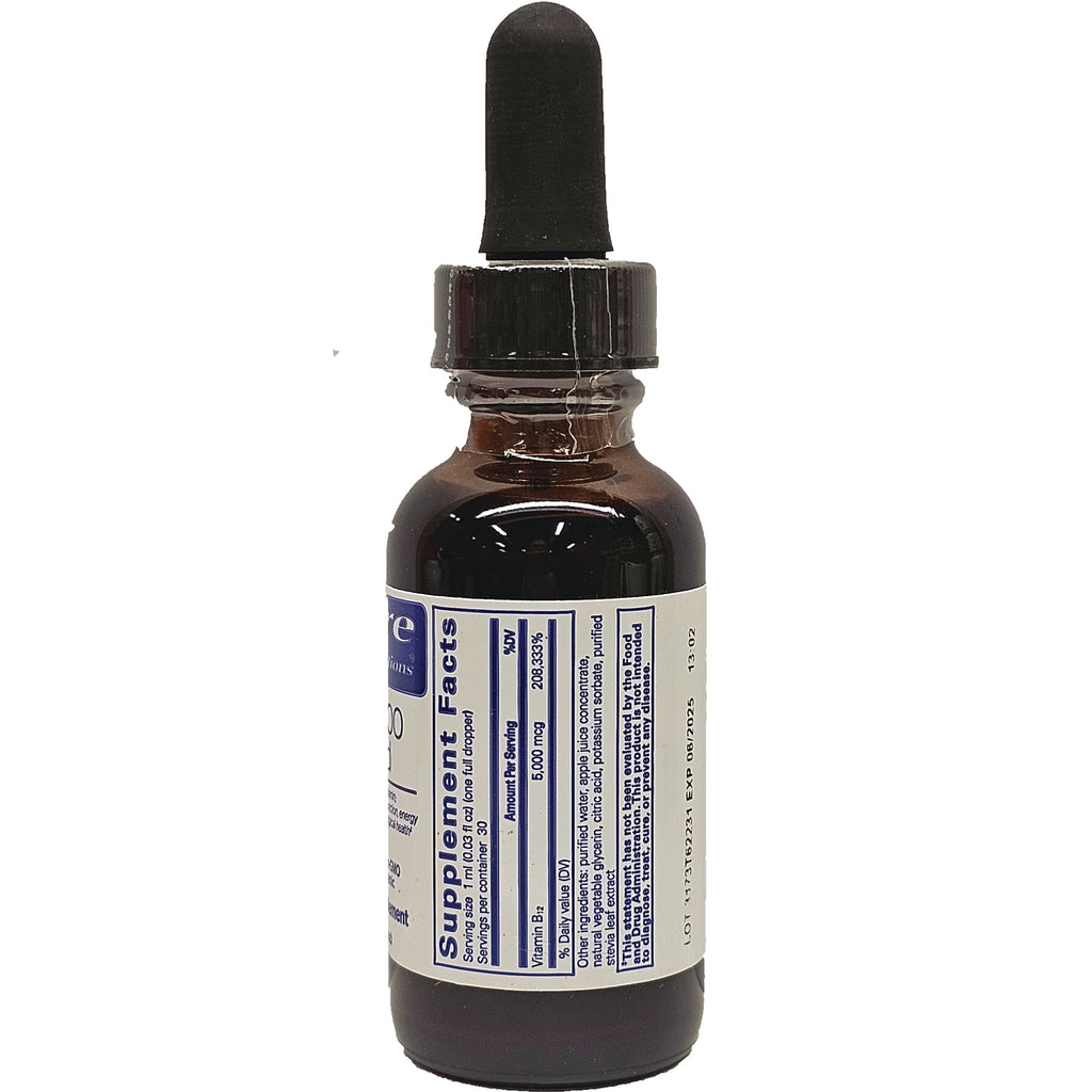 PRN010 | brown glass dropper bottle showing Supplement Facts label on back - Thumbnail