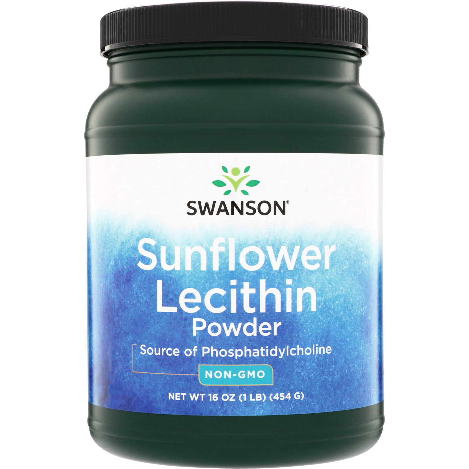 SW1523 | Swanson Sunflower Lecithin Powder, Non-GMO, 16 oz jar