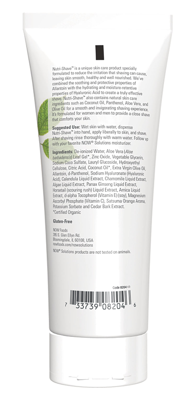 NWF1403 | Back label of white tube showing ingredients, suggested use and barcode