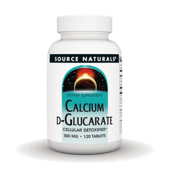 SN459 | Source Naturals Calcium D-Glucarate dietary supplement, 500 mg, 120 tablets