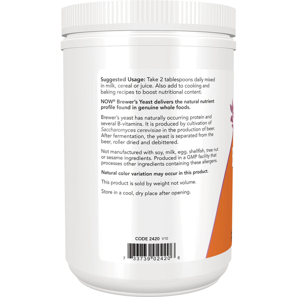 NWF863 | Back label of white supplement jar showing suggested usage text and barcode - Thumbnail