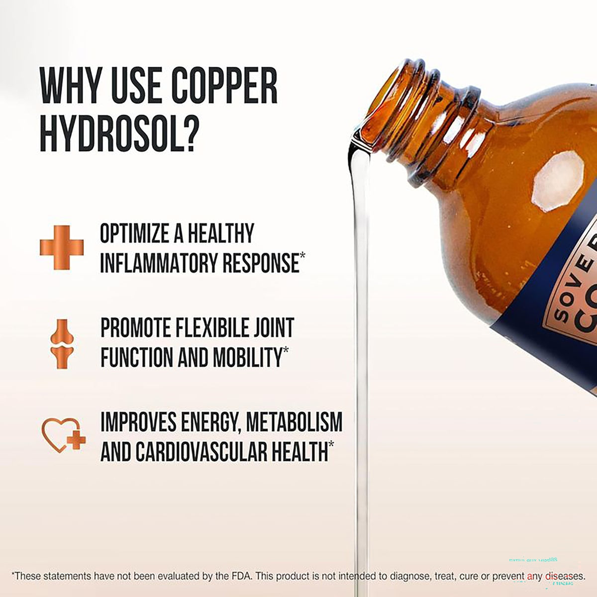 SSL013 | Back panel: The Ultimate Refinement of Copper; Safe, Pure, Effective; GMO Free, Vegan, Gluten Free, Allergen Free