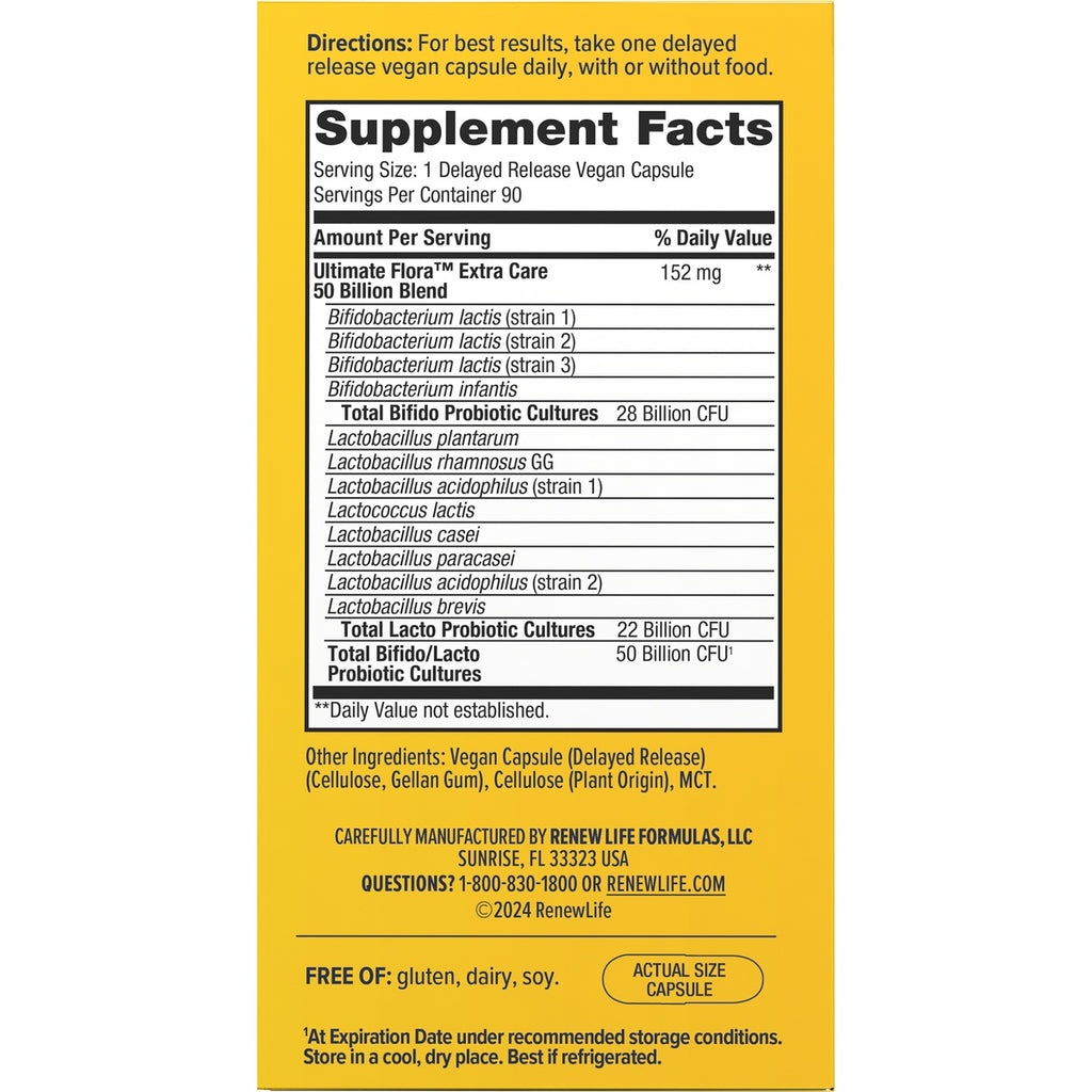 RNL229 | Back panel with supplement facts, directions, ingredients, and actual size capsule - Thumbnail