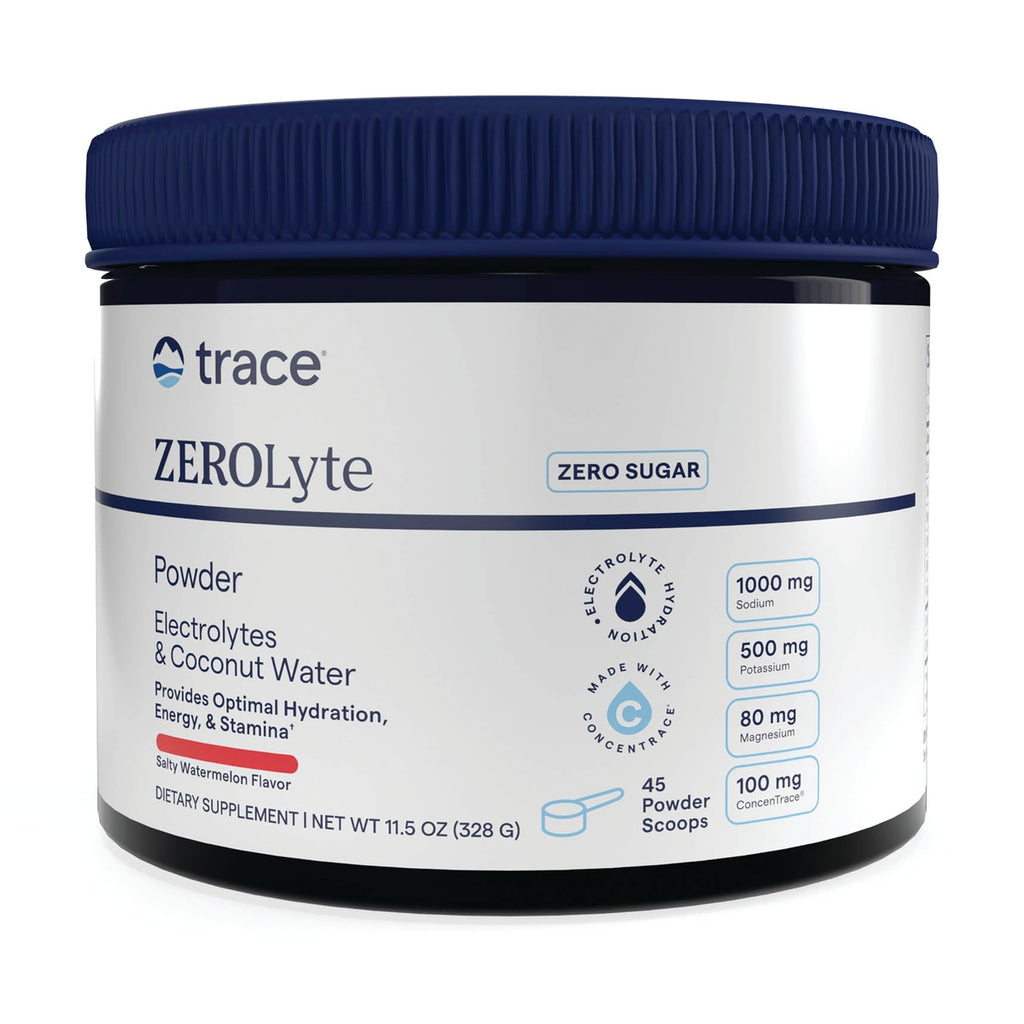 TM170 | Trace ZEROlyte electrolyte powder, Zero Sugar, Salty Watermelon flavor, 11.5 oz - Thumbnail