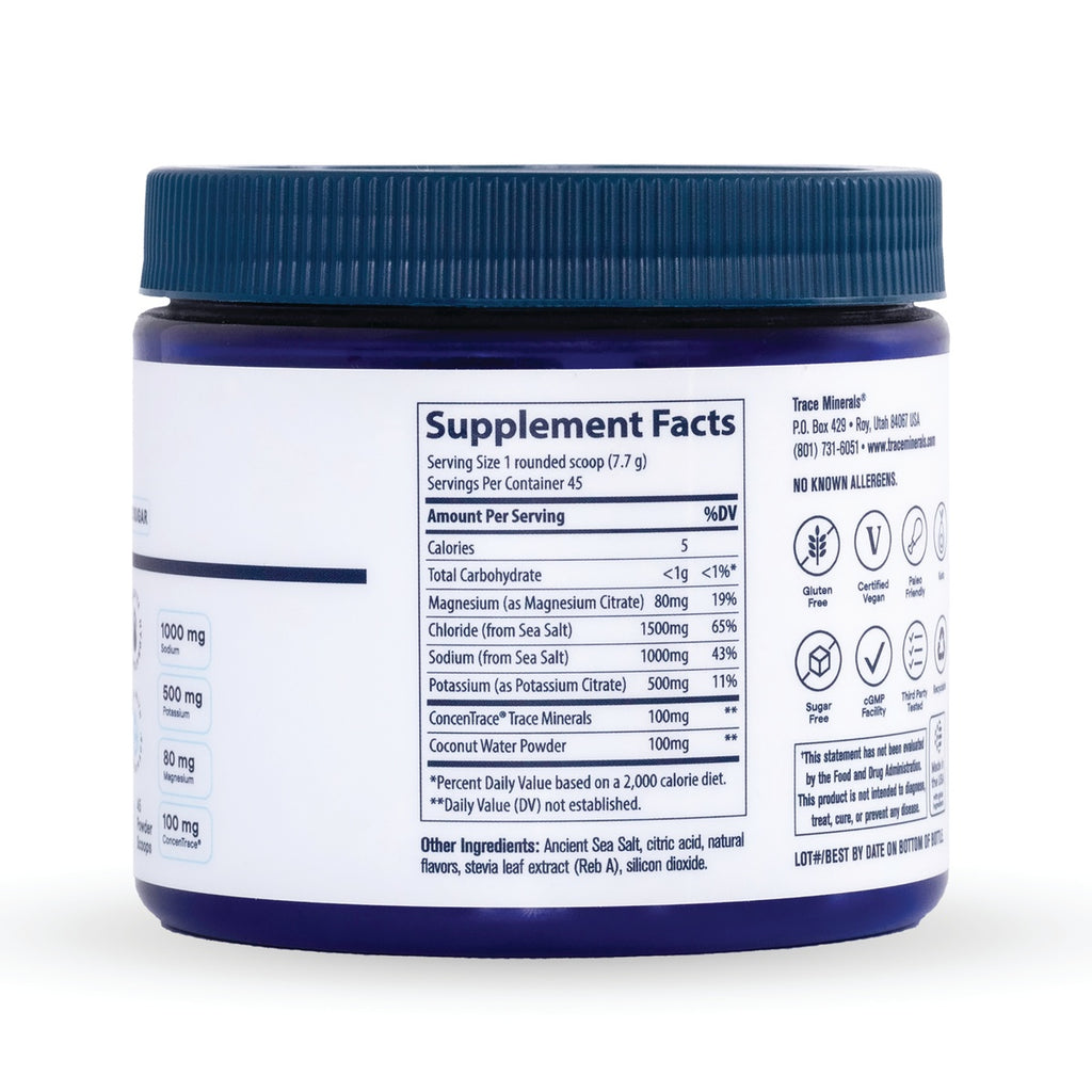 TM169 | Back label with Supplement Facts, ingredients, and certification icons - Thumbnail