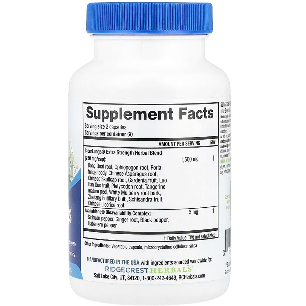 PH077 | back of white supplement bottle showing Supplement Facts label and ingredients panel - Thumbnail