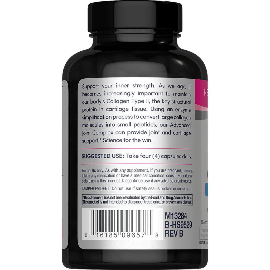 NEC008 | Back label of a supplement bottle with suggested use, warnings, and barcode - Thumbnail