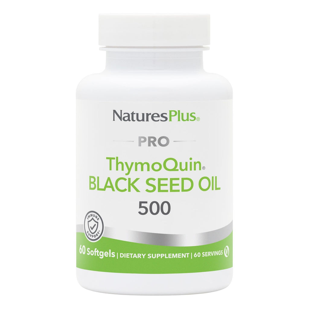 NTP356 | NaturesPlus Pro ThymoQuin Black Seed Oil 500, 60 softgels - Thumbnail