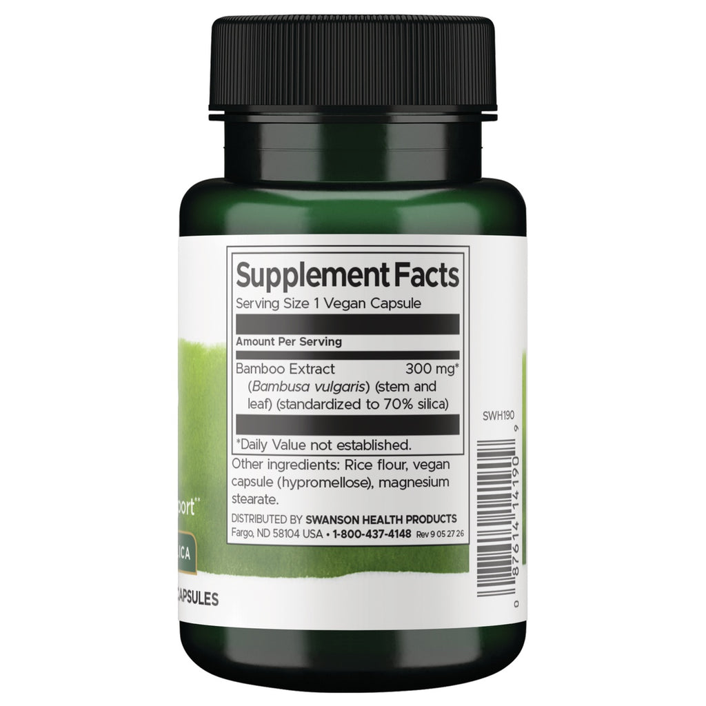 SWH190 | Back label with Supplement Facts - Thumbnail