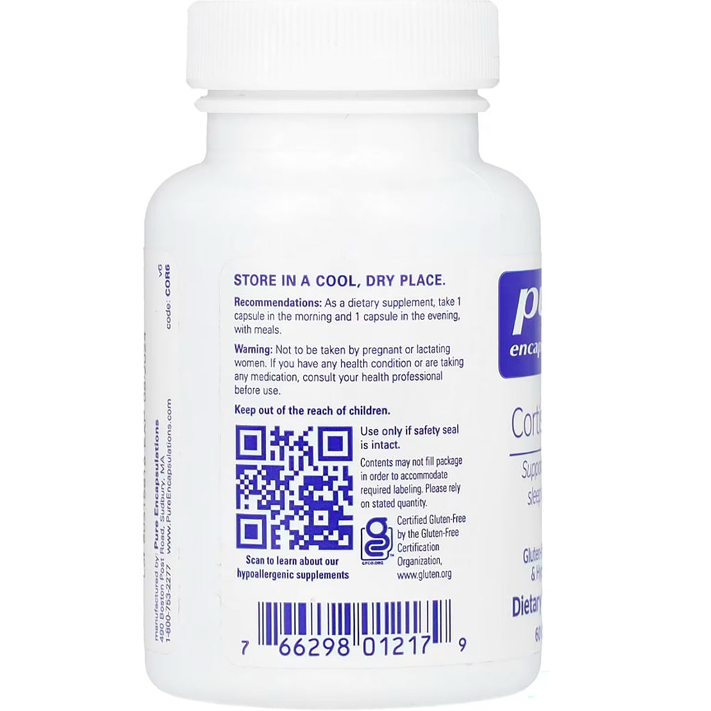PRN163 | Back label of a white supplement bottle with QR code, directions, warnings, and barcode - Thumbnail