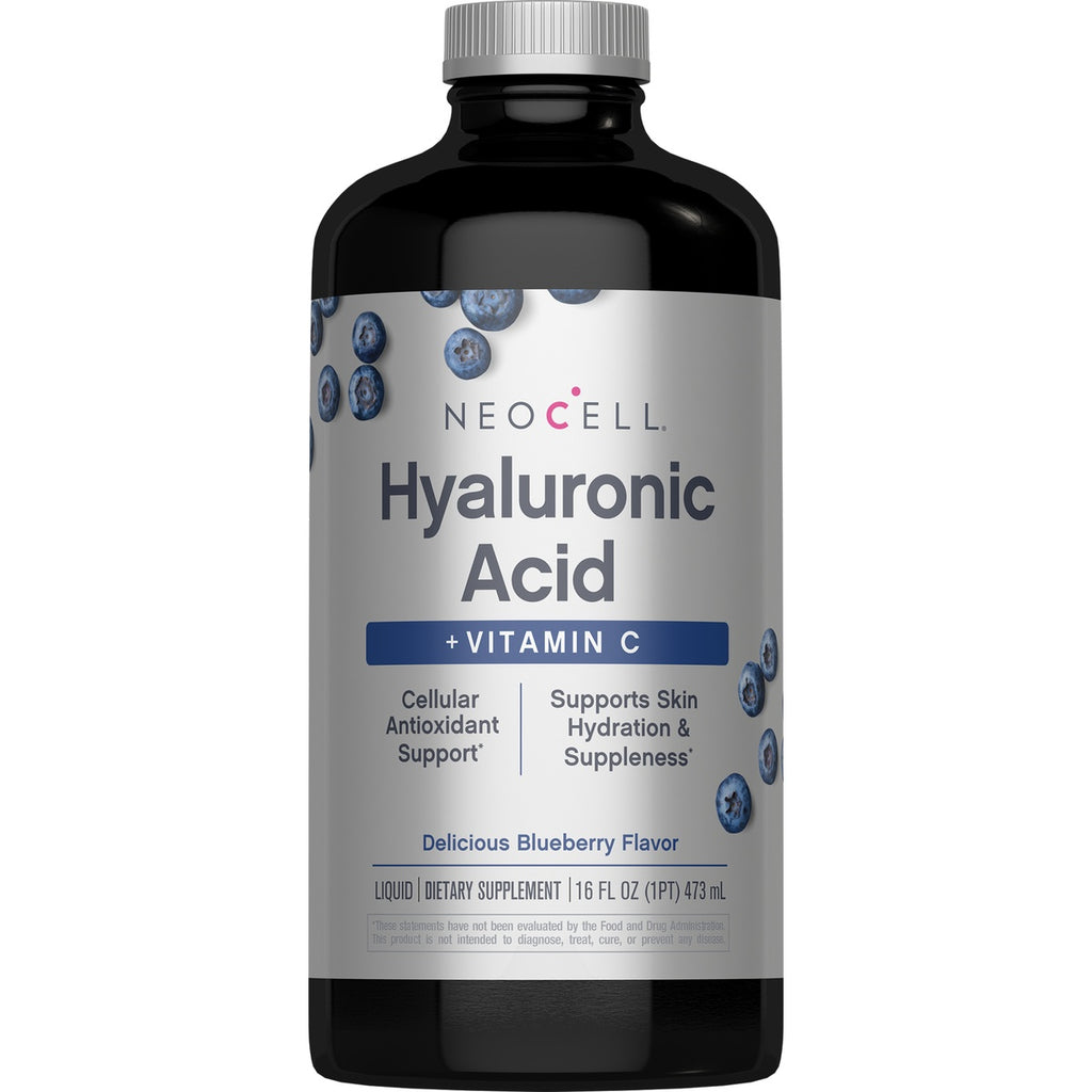 NEC010 | Neocell Hyaluronic Acid with Vitamin C berry liquid 16 fl oz bottle - Thumbnail