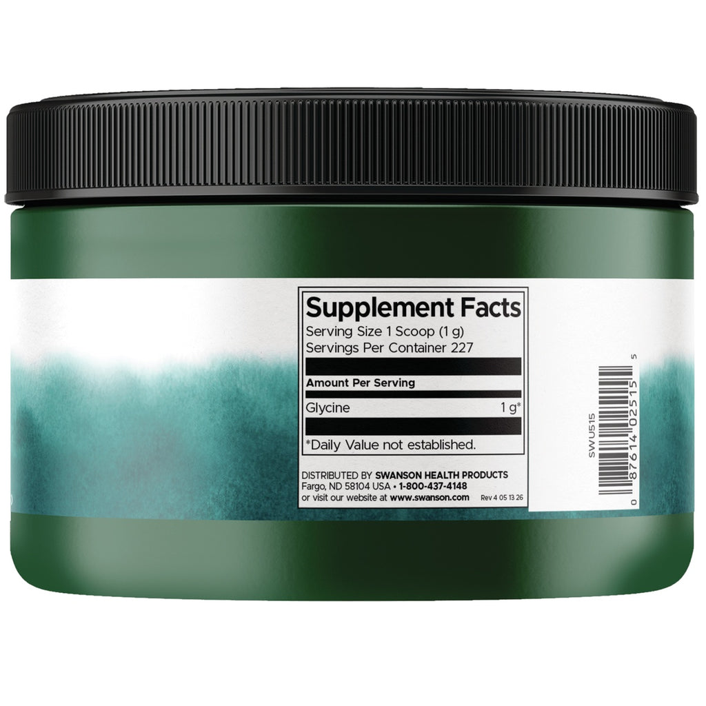 SWU515 | Back label with supplement facts and serving information - Thumbnail
