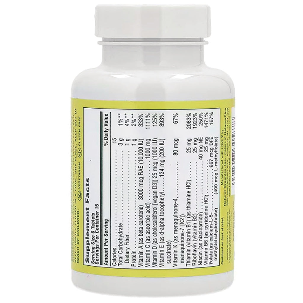 NTP031 | Supplement facts label on a white bottle - Thumbnail