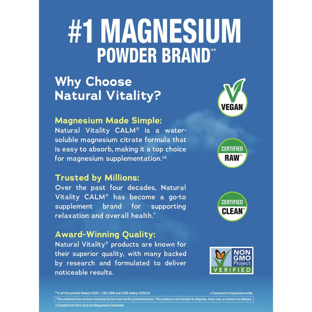 NVT073 | product infographic with large callout #1 Magnesium Power Brand and Why Choose Natural Vitality? - Thumbnail