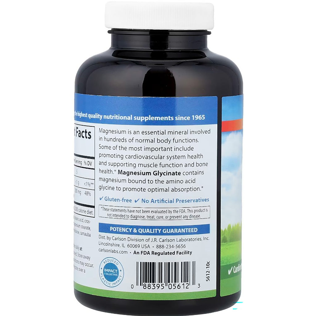 CSN314 | Back label of supplement bottle showing facts panel, product description, potency & quality guaranteed statement and barcode - Thumbnail