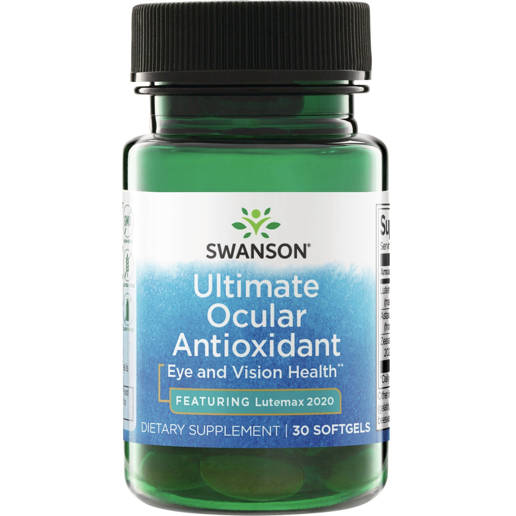 SWU868 | Swanson Ultimate Ocular Antioxidant softgels, Featuring Lutemax 2020, 30 softgels - Thumbnail