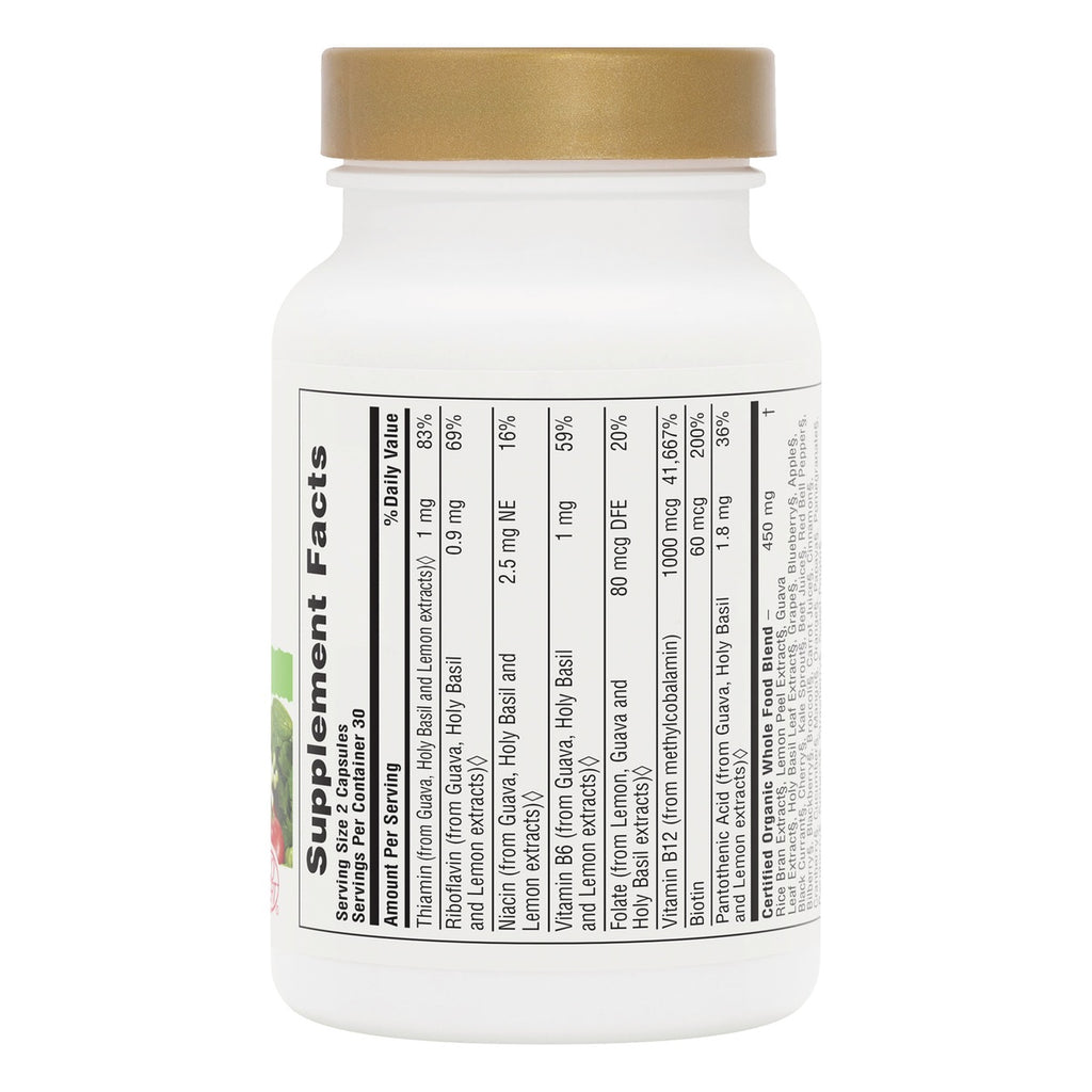 NTP328 | Supplement Facts label on a white bottle with gold cap - Thumbnail