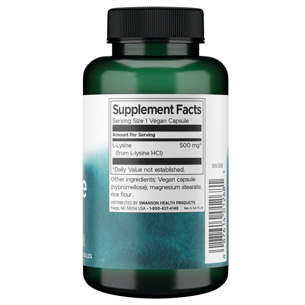 SW268 | Back label with Supplement Facts - Thumbnail