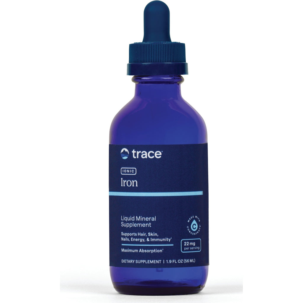 TM035 | Trace Ionic Iron liquid mineral supplement, blue dropper bottle, 1.9 fl oz - Thumbnail