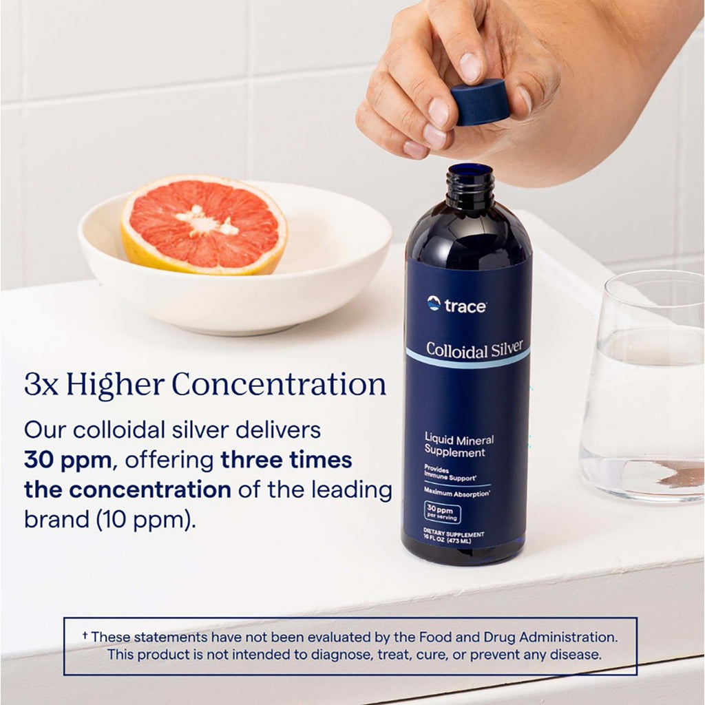 TM096 | Colloidal silver bottle with 3x higher concentration claim and 30 ppm text - Thumbnail