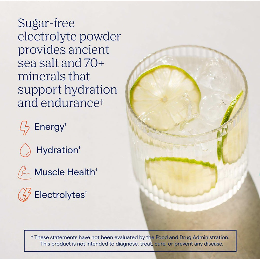 TM169 | Sugar-free electrolyte powder with ancient sea salt and 70+ minerals for hydration and endurance - Thumbnail