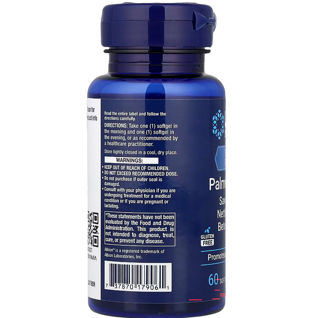 LE266 | Blue supplement bottle showing back label with directions, warnings, and barcode - Thumbnail