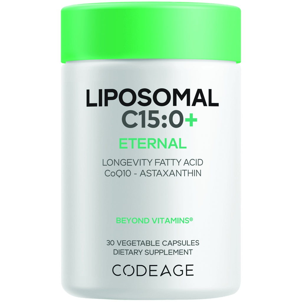 CDG077 | Codeage Liposomal C15:0+ Eternal dietary supplement bottle, 30 vegetable capsules - Thumbnail