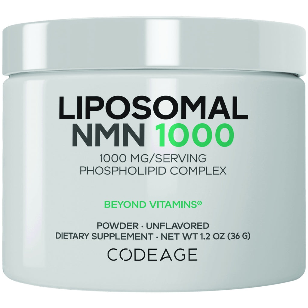 CDG081 | Codeage Liposomal NMN 1000 powder supplement jar, 1000 mg serving - Thumbnail