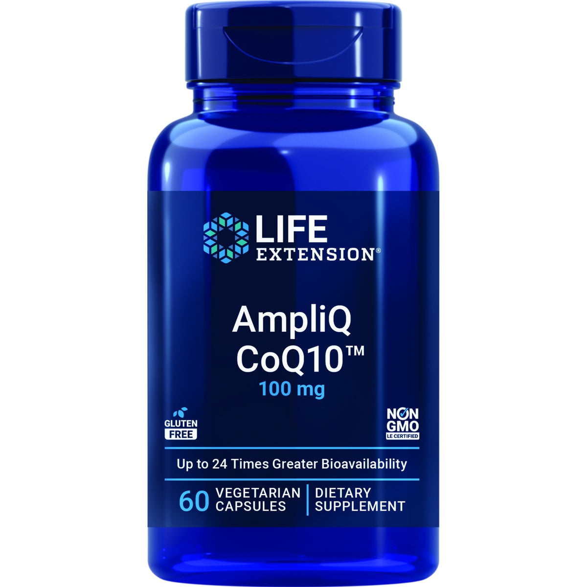 LE603 | Life Extension AmpliQ CoQ10 100 mg vegetarian capsules, 60 count