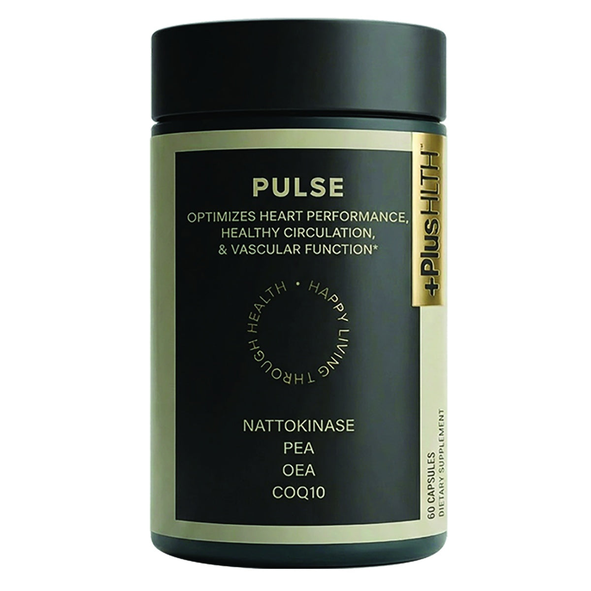 CV057 | Pulse supplement bottle for heart performance, healthy circulation, and vascular function
