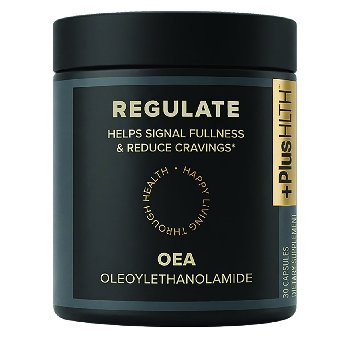 CV060 | Regulate OEA Oleoylethanolamide dietary supplement bottle, 30 capsules