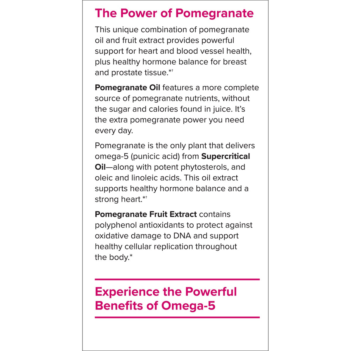 Terry Naturally Pomegranate Oil