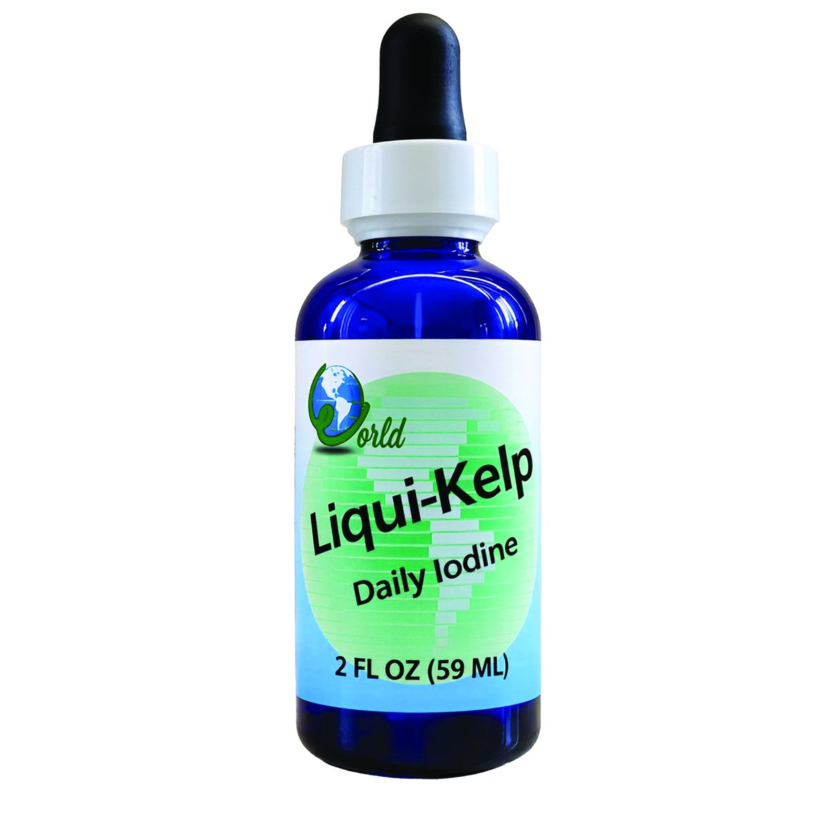 WOG017 | World Organic Liqui-Kelp Daily Iodine, 2 fl oz (59 ml) dropper bottle front