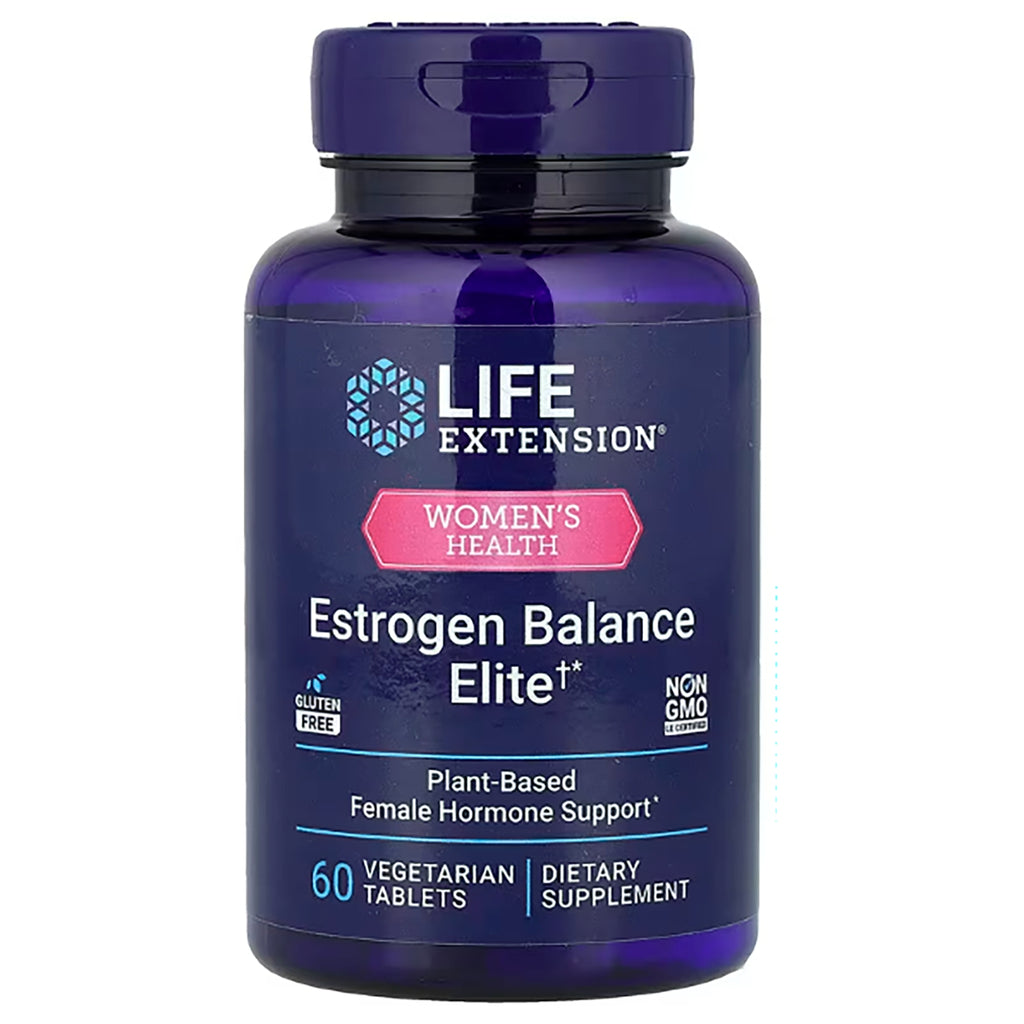 LE597 | Life Extension Estrogen Balance Elite women's health supplement, plant-based female hormone support, 60 vegetarian tablets - Thumbnail